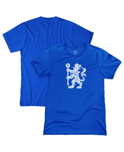 1863fc Men's Blue Chelsea Lion Glyph T-shirt