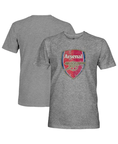 1863fc Men's Gray Arsenal Color Badge Vintage Tri-blend T-shirt