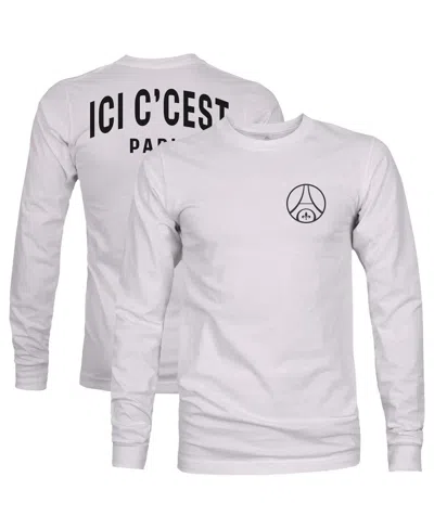 1863fc Men's Gray Paris Saint-germain Back Team Arch Long Sleeve T-shirt