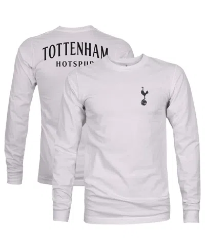 1863fc Men's Gray Tottenham Hotspur Back Team Arch Long Sleeve T-shirt In White