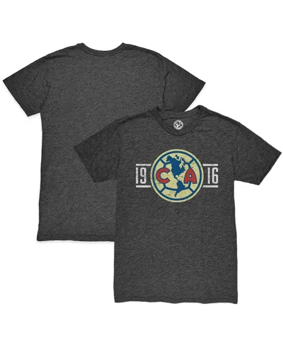 1863fc Kids' Men's Heather Black Club America Established Twisted Tri-blend Slub T-shirt