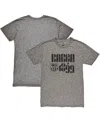 1863fc Men's Heather Gray Barcelona Retro Vibes Twisted Tri-blend Slub T-shirt In Gray