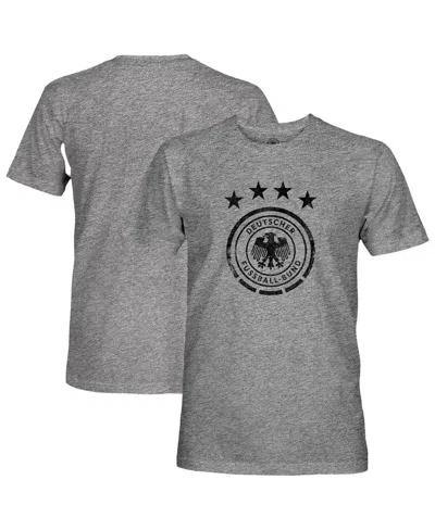 1863fc Men's Heather Gray Germany National Team Mono Badge Vintage Tri-blend T-shirt