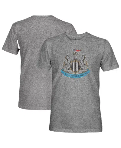 1863fc Men's Heather Gray Newcastle United Color Badge Vintage Tri-blend T-shirt