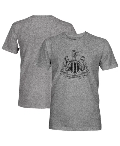 1863fc Men's Heather Gray Newcastle United Mono Badge Tri-blend T-shirt
