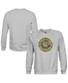 1863fc Men's Heather Gray Pittsburgh Riverhounds Sc Color Badge Pullover Sweatshirt In Gray