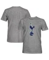 1863fc Men's Heather Gray Tottenham Hotspur Color Crest Twisted Tri-blend Slub T-shirt In Gray