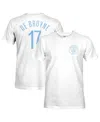 1863fc Men's Kevin De Bruyne White Manchester City Player T-shirt In White