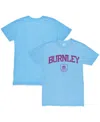 1863fc Men's Light Blue Burnley Wordmark Mock Twist Tri-blend T-shirt In Blue
