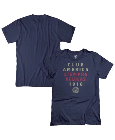 1863fc Men's Navy Club America Tapered Text T-shirt In Blue