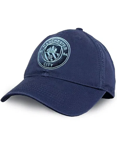 1863fc Men's Navy Manchester City Classic Adjustable Hat In Blue