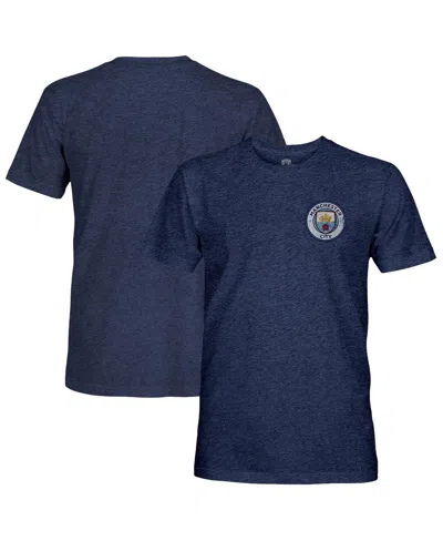 1863fc Men's Navy Manchester City Color Badge Retro Tri-blend T-shirt In Blue