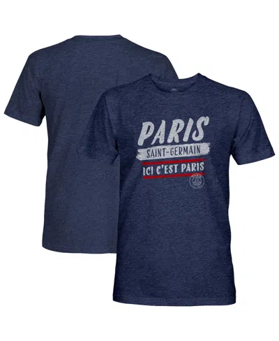 1863fc Men's Navy Paris Saint-germain Signage Tri-blend T-shirt In Blue