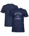 1863fc Men's Navy Paris Saint-germain Team Arch Vintage Tri-blend T-shirt In Blue