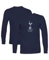 1863fc Men's Navy Tottenham Hotspur Mono Badge Long Sleeve T-shirt In Blue