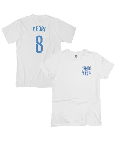 1863fc Men's Pedri White Barcelona Player T-shirt
