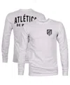1863fc Men's Silver Atletico De Madrid Team Arch Long Sleeve T-shirt In Metallic