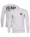 1863fc Men's Silver Fulham Team Arch Long Sleeve T-shirt In Multi