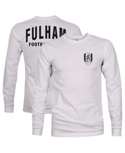 1863fc Men's Silver Fulham Team Arch Long Sleeve T-shirt In Multi