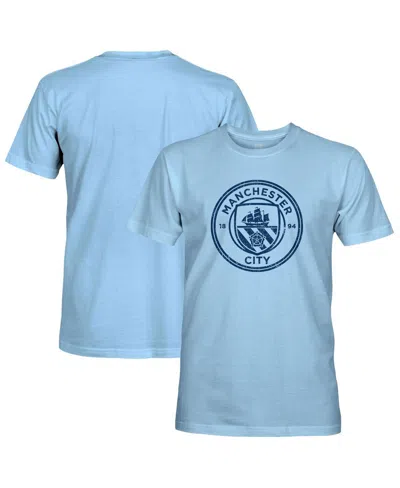 1863fc Men's Sky Blue Manchester City Mono Badge T-shirt