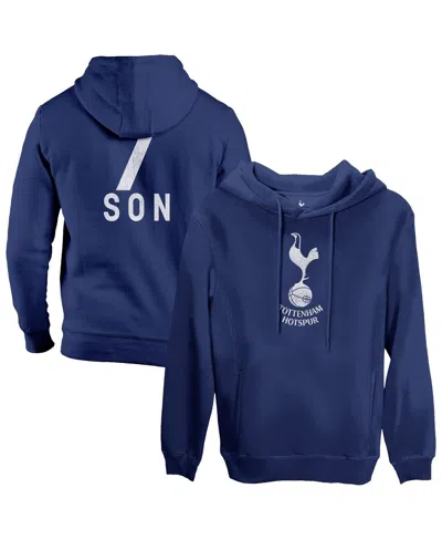 1863FC MEN'S SON HEUNG-MIN NAVY TOTTENHAM HOTSPUR PLAYER FLEECE PULLOVER HOODIE