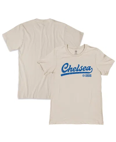1863fc Men's Tan Chelsea Script T-shirt In Pink