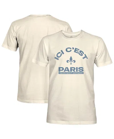 1863fc Men's Tan Paris Saint-germain Team Arch T-shirt In Brown
