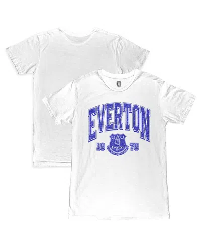 1863fc Men's White Everton Wordmark T-shirt