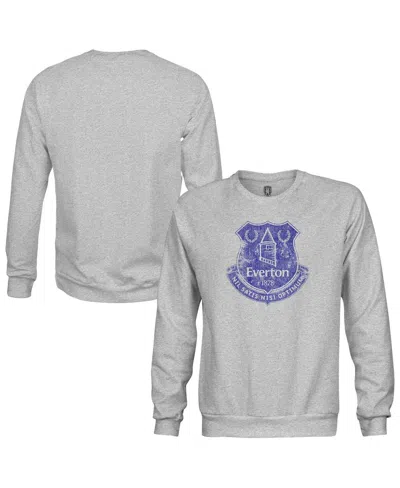 1863fc Men'sâ Heather Gray Everton Pullover Crewneck Sweatshirt
