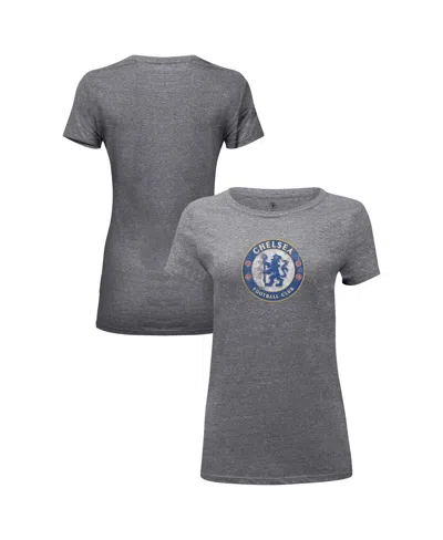 1863fc Women's Heather Gray Chelsea Color Badge Tri-blend T-shirt