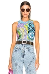 VERSACE PRINT BODYSUIT,VSAC-WS37