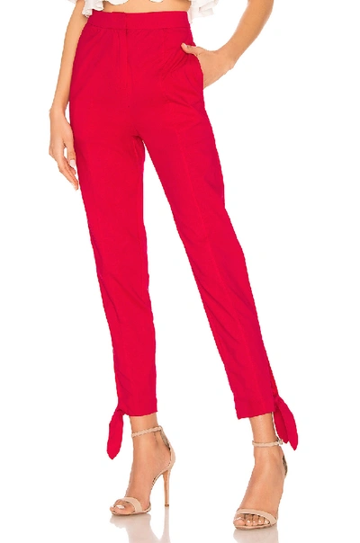 Majorelle Trina Pant In Red