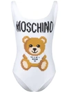 MOSCHINO MOSCHINO 泰迪熊连体泳衣 - 白色