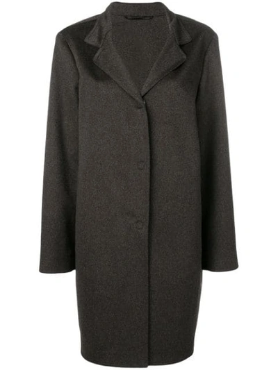 Liska Single-breasted Coat In Brown