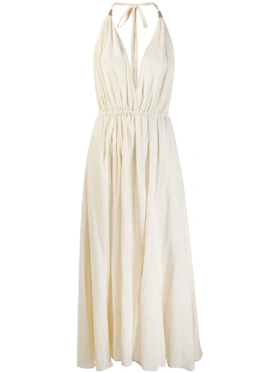Caravana Hera V-neck Dress In Neutrals