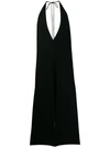Caravana Deep V-neck Jumpsuit In Black