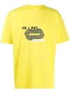 FILLING PIECES FILLING PIECES CREW NECK T-SHIRT - YELLOW