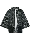 GIANLUCA CAPANNOLO GIANLUCA CAPANNOLO CUT OUT JACKET - BLACK