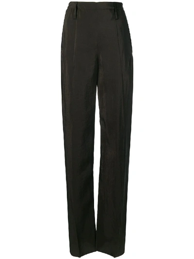 Lemaire Long Straight-leg Trousers - 黑色 In Black