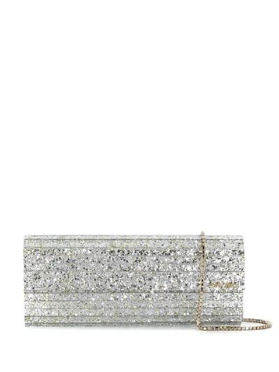 Jimmy Choo Sweetie Clutch Bag - Grey In Grey
