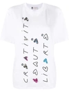 LANVIN LANVIN PRINTED T-SHIRT - WHITE