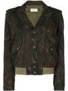 SAINT LAURENT SAINT LAURENT MILITARY BOMBER JACKET - 绿色