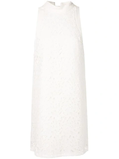 Amsale Floral Lace Mini Dress - 白色 In White