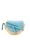 LOEWE GATE STRAW MINI BAG