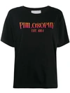 PHILOSOPHY DI LORENZO SERAFINI LOGO ROUND NECK T-SHIRT