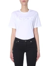 VERSACE T-SHIRT WITH EMBROIDERY LOGO,160362