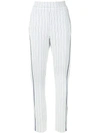 STELLA MCCARTNEY MICRO STRIPE TROUSERS