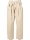 APUNTOB APUNTOB LOOSE FIT TAPERED TROUSERS - 大地色