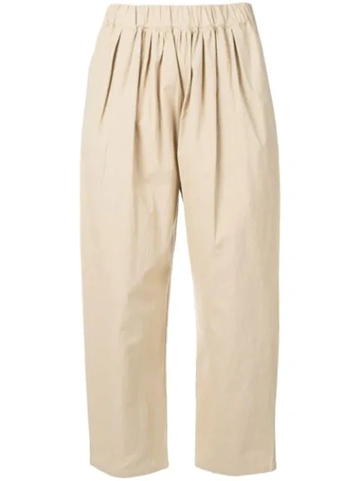 Apuntob Loose Fit Tapered Trousers - 大地色 In Neutrals