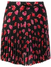 MONCLER PRINTED PLEATED SKIRT